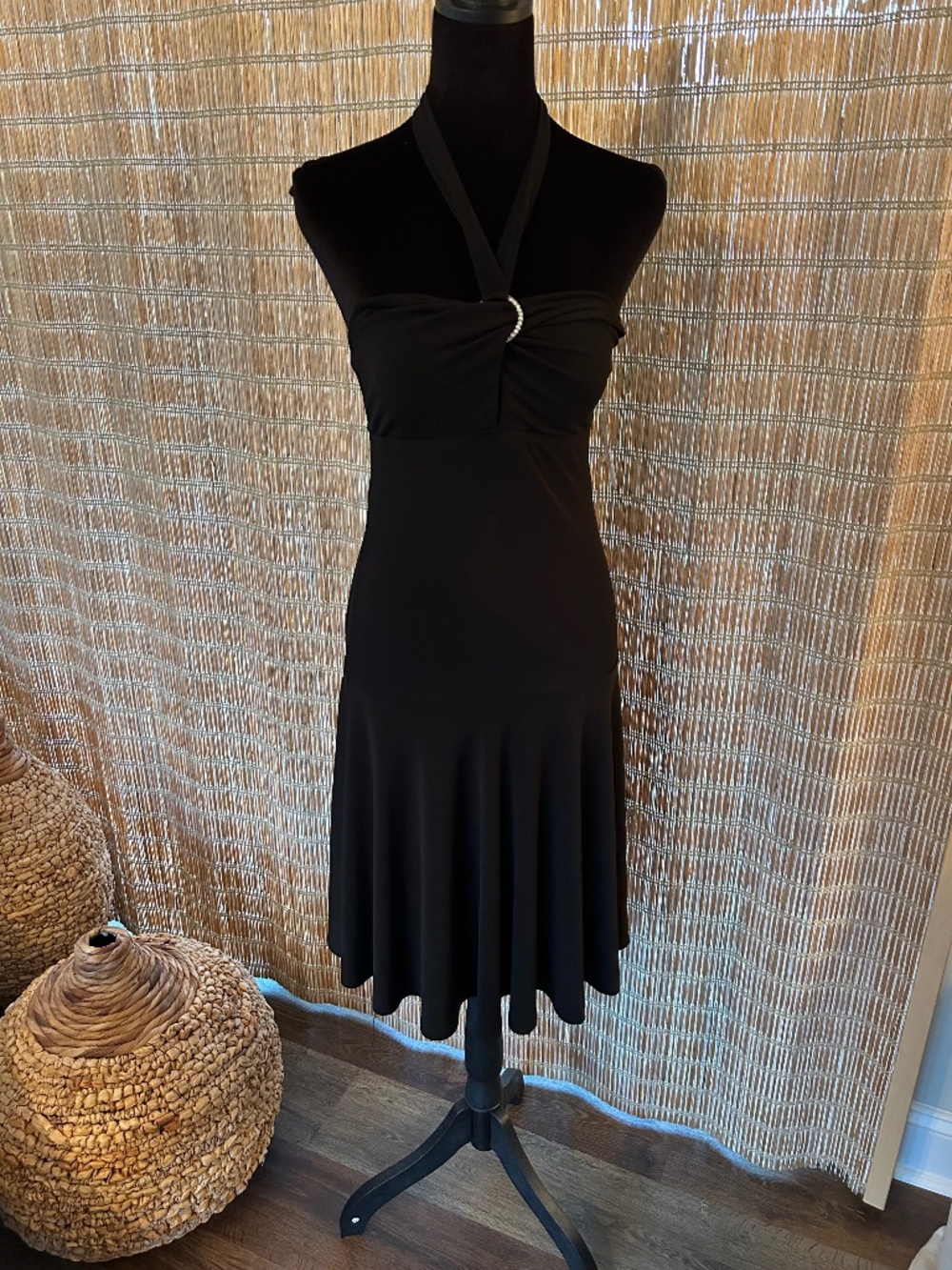 NWT Robin Piccone Swimwear Dress Black w/rhinestone embellishment